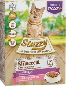 Stuzzy Cat kapsa Adult Sterilised šunka 12X85G