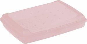 Svačinkový box klick-box Keeeper - mini 0,5 l, pudrově růžový