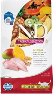 N&D TROPICAL SELECTION CAT Neutered Chicken 300g
