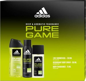 Pure Game - deodorant s rozprašovačem 75 ml + deodorant ve spreji 150 ml + sprchový gel 250 ml