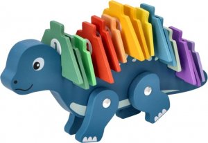 Edukační hračka puzzle s čísly, Adam Toys, Dinosaurus - modrý, Adam Toys
