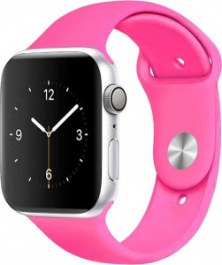 Silikonový řemínek pro Apple Watch - Barbie růžová 38/40/41 mm - S/M