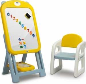 Dětská magnetická tabule se stolečkem TOYZ TED - žlutá