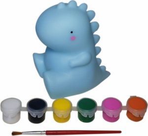 Svítící Dinosaurus k vymalování + barvičky, štětec, Barney&amp;Buddy