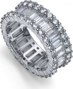 Nadčasový prsten s kubickými zirkony Visayan 41174, 52 mm