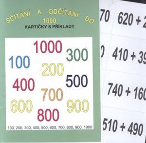 Sčítání a odčítání do 1000 (16 karet, 128 příkladů na sčítání a odčítání)