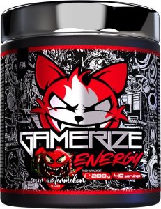Gamerize Energy (s kofeinem) - 280 g, červený pomeranč