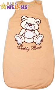 Spací vak Teddy Bear, Baby Nellys - hnědý vel. 2+