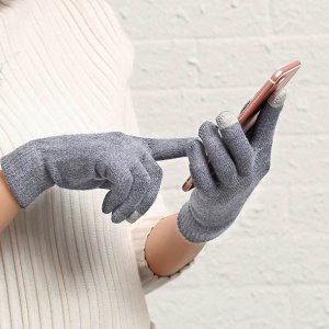 Rukavice pro smartphony - šedé