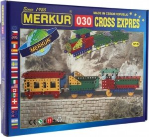 Stavebnice MERKUR 030 Cross expres 10 modelů 310ks