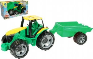Traktor plast bez lžíce a bagru s vozíkem