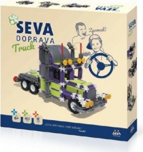 Stavebnice SEVA DOPRAVA Truck plast 402 dílků