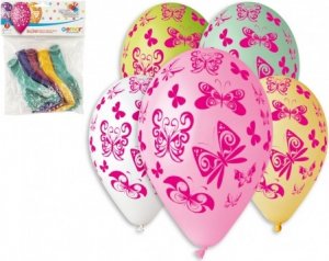 Balonek/Balonky nafukovací motýl 12'' průměr 30cm 5ks