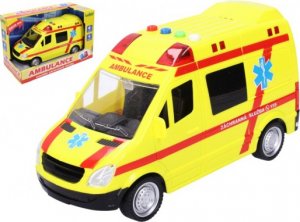 Auto ambulance záchranáři plast 21cm na baterie se světlem a zvukem