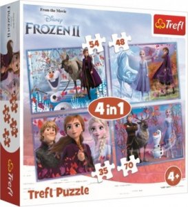 Puzzle 4v1 Ledové království II/Frozen II