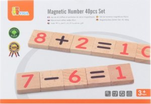Dřevěná magnetická čísla