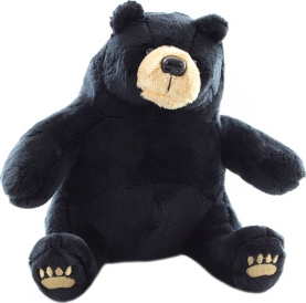 Plyš Medvěd černý 18 cm