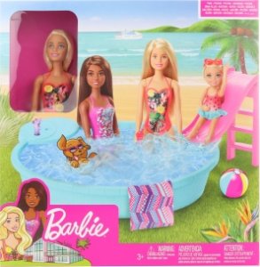 Barbie panenka a bazén GHL91