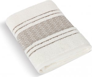 Froté ručník Mozaika 50x100cm 550g krémová