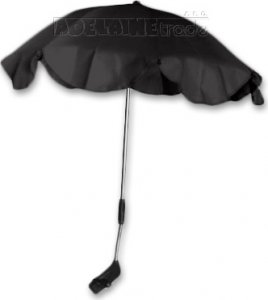 Baby Nellys Slunečník, deštník univerzální do kočárku - černý
