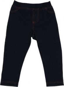 Mamatti Bavlněné jednobarevné legíny - jeans, vel. 80