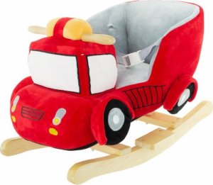 Euro Baby Houpací Požární auto s melodii - červená