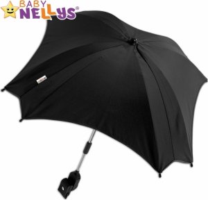 Slunečník, deštník do kočárku Baby Nellys  - černý