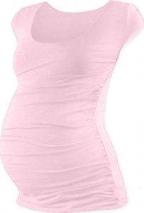 JOŽÁNEK Těhotenské triko mini rukáv JOHANKA - světle růžová