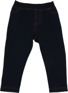 Mamatti Bavlněné jednobarevné legíny - jeans, vel. 92