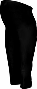 Be MaaMaa Těhotenské 3/4 kalhoty s elastickým pásem - černé, vel. M