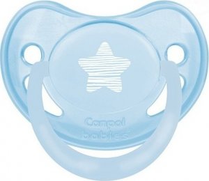 Dudlík Canpol Babies - Pastel 18m+ - modrý/mátový