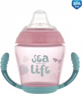Canpol babies Nevylévací hrníček Sea Life - růžový