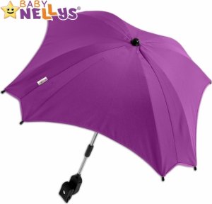 Slunečník, deštník do kočárku Baby Nellys  - amarant