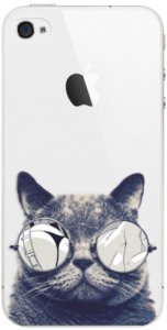Plastové pouzdro iSaprio - Crazy Cat 01 - iPhone 4/4S