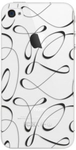 Plastové pouzdro iSaprio - Fancy - black - iPhone 4/4S