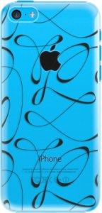 Plastové pouzdro iSaprio - Fancy - black - iPhone 5C
