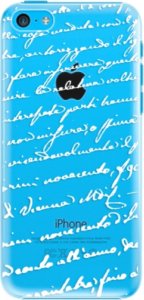 Plastové pouzdro iSaprio - Handwriting 01 - white - iPhone 5C