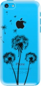 Plastové pouzdro iSaprio - Three Dandelions - black - iPhone 5C