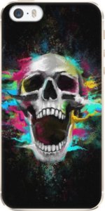Plastové pouzdro iSaprio - Skull in Colors - iPhone 5/5S/SE
