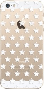 Plastové pouzdro iSaprio - Stars Pattern - white - iPhone 5/5S/SE