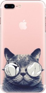 Plastové pouzdro iSaprio - Crazy Cat 01 - iPhone 7 Plus