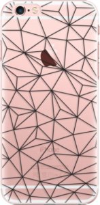 Plastové pouzdro iSaprio - Abstract Triangles 03 - black - iPhone 6 Plus/6S Plus