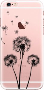 Plastové pouzdro iSaprio - Three Dandelions - black - iPhone 6 Plus/6S Plus