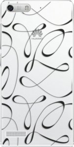 Plastové pouzdro iSaprio - Fancy - black - Huawei Ascend G6