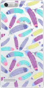 Plastové pouzdro iSaprio - Feather Pattern 01 - Huawei Ascend G6