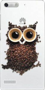 Plastové pouzdro iSaprio - Owl And Coffee - Huawei Ascend G6