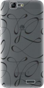 Plastové pouzdro iSaprio - Fancy - black - Huawei Ascend G7