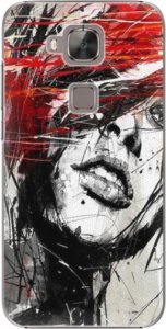 Plastové pouzdro iSaprio - Sketch Face - Huawei Ascend G8
