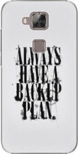 Plastové pouzdro iSaprio - Backup Plan - Huawei Ascend G8