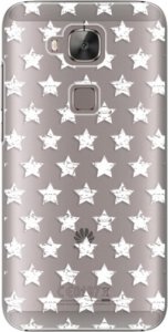 Plastové pouzdro iSaprio - Stars Pattern - white - Huawei Ascend G8